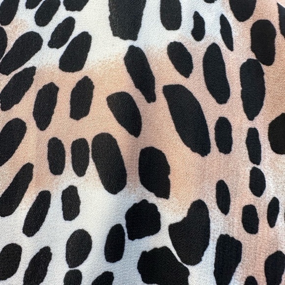 Buddy Love Grace Cheetah One shoulder maxi dress with side slit. - Picture 8 of 9